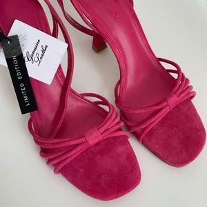 MANGO Leather Women’s Sandals Heels